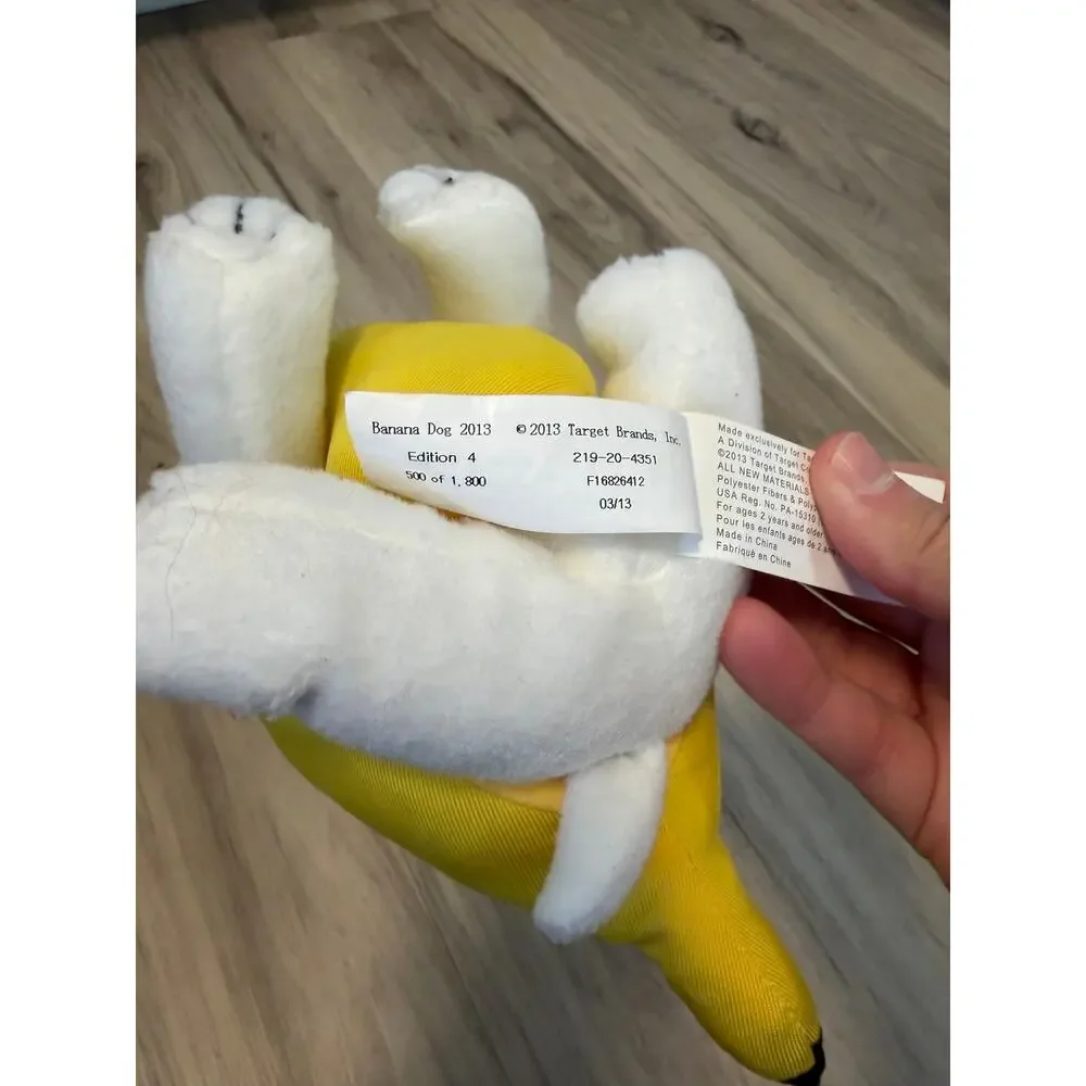 Target Dog Plush - Banana Limited Edition 2013 Edition 4 - 500 out of 1800